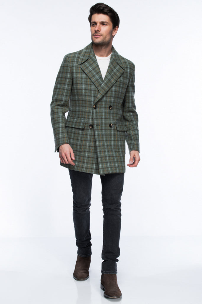 the Maverick Wool Jacket,  by Canuti (Patterned)